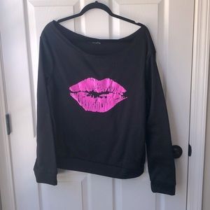 Super soft wide neck crewneck